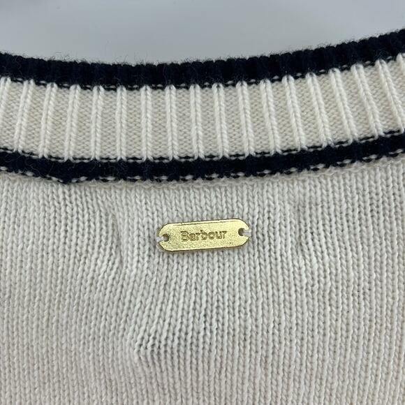 Barbour Women's Rochelle Knitted Jumper - Cloud - 12 - New with tags - Picture 6 of 7